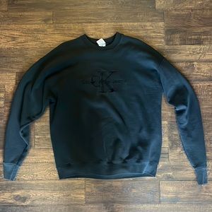 Vintage Calvin Klein Black Crewneck Sweatshirt